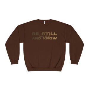 Be still and know, Unisex NuBlend® Crewneck Sweatshirt - JERZEES 562MR