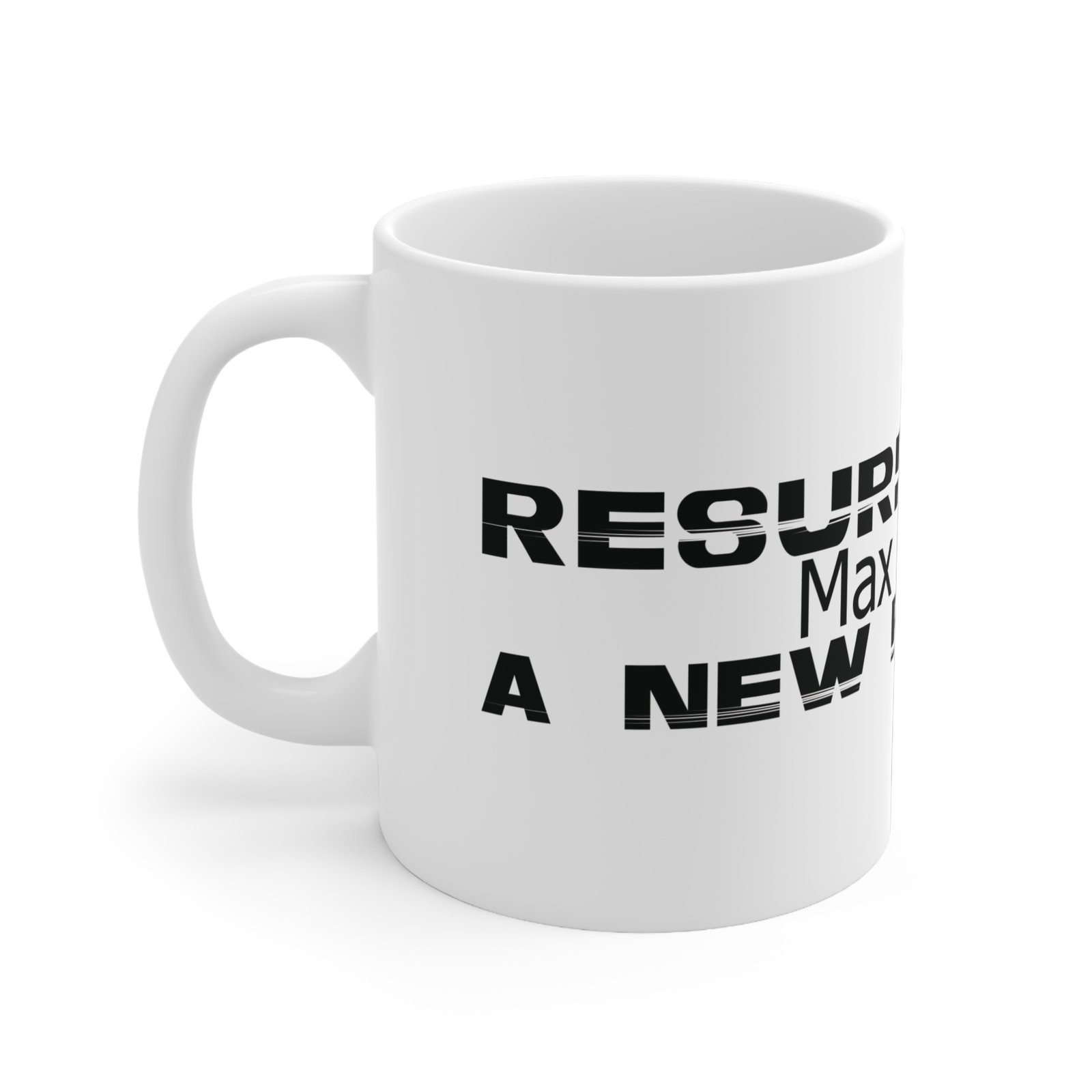 Divine inspiration: Resurrection a new beginning, White Ceramic Mug, 11oz, a good coffee, teatime for relaxing - Image 2