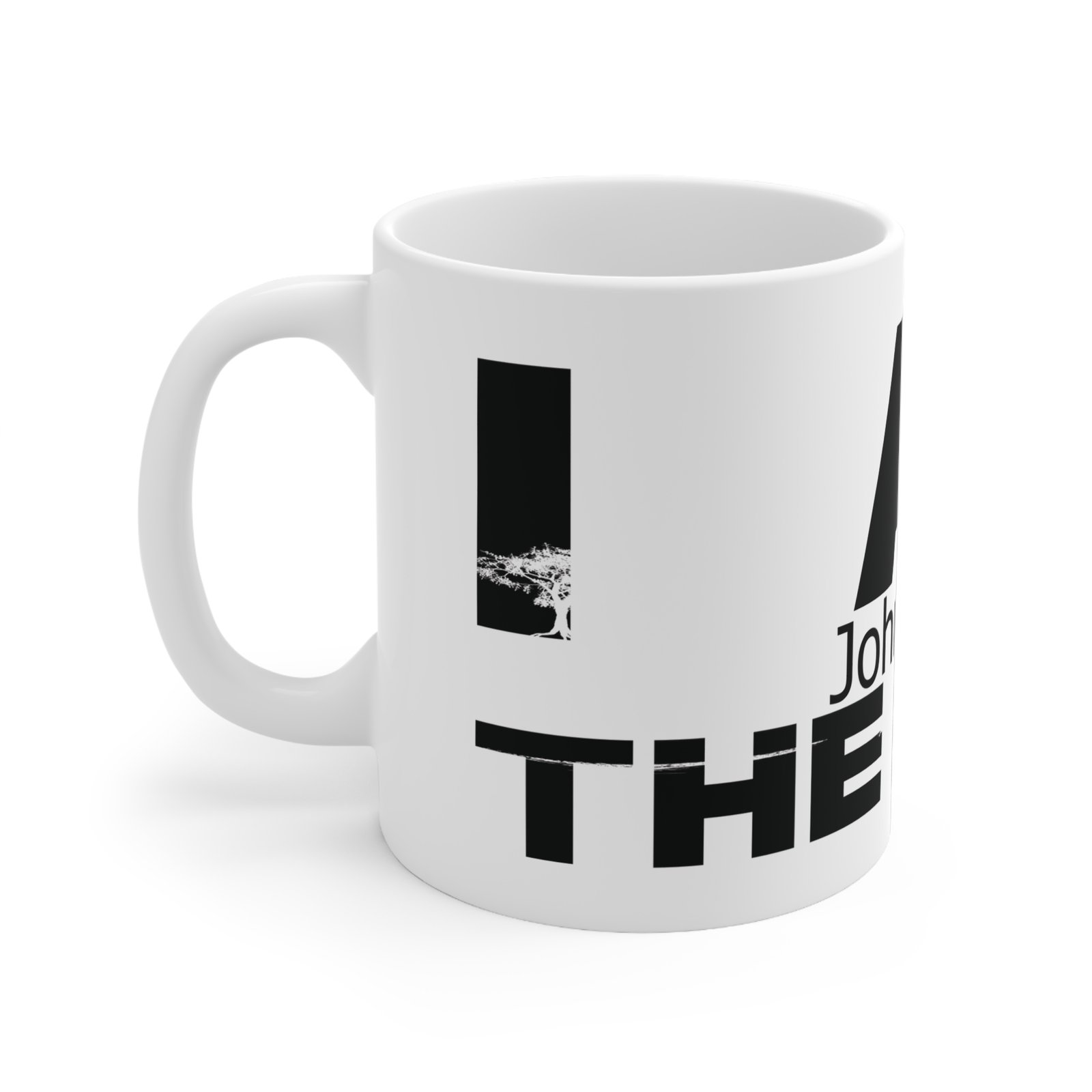 Divine inspiration: I am the way, White Ceramic Mug, 11oz, a good coffee, teatime for relaxing - Image 2