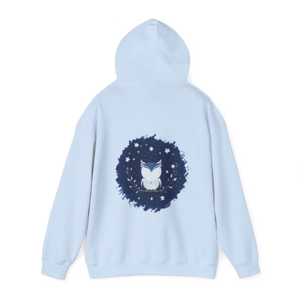 Cute Owl Urban Hoodie, Unisex Heavy Blend Sweatshirt, Cozy Hipster Jumper, Trendy Animal Hoody, Fashionable Pullover, Stylish Bird Outerwear - Image 27