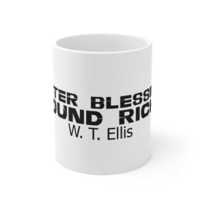 Divine inspiration: Easter blessings abound richly, White Ceramic Mug, 11oz, a good coffee, teatime for relaxing
