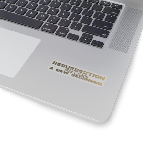 Divine inspiration: Resurrection a new beginning, Kiss-Cut Stickers, transparent and white stickers, religious phrases stickers - Image 8