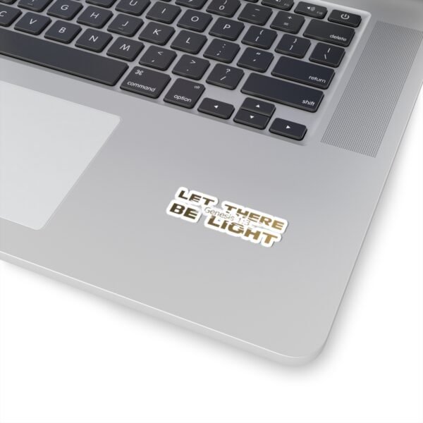 Divine inspiration: Let there be light, Kiss-Cut Stickers, transparent and white stickers, religious phrases stickers - Image 5