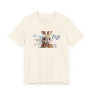 Easter Bunny, All's Good, Let's Celebrate, Unisex Jersey Short Sleeve Tee, T-Shirt Bunny Print, Bella Canvas 3001