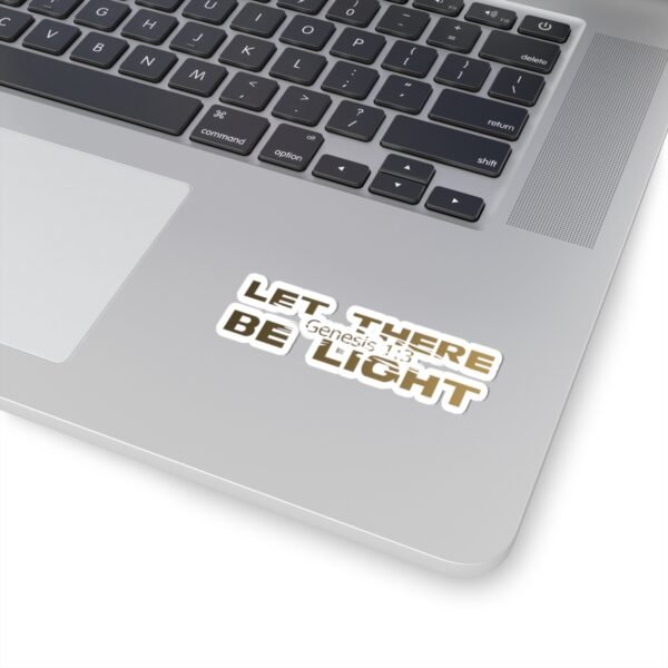 Divine inspiration: Let there be light, Kiss-Cut Stickers, transparent and white stickers, religious phrases stickers - Image 11