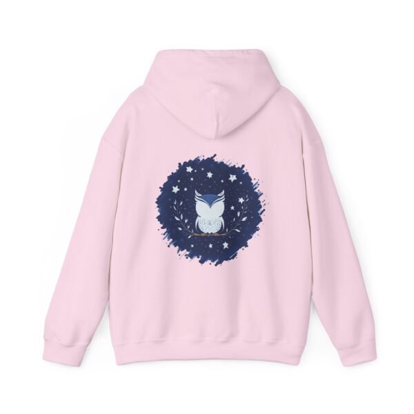 Cute Owl Urban Hoodie, Unisex Heavy Blend Sweatshirt, Cozy Hipster Jumper, Trendy Animal Hoody, Fashionable Pullover, Stylish Bird Outerwear - Image 46