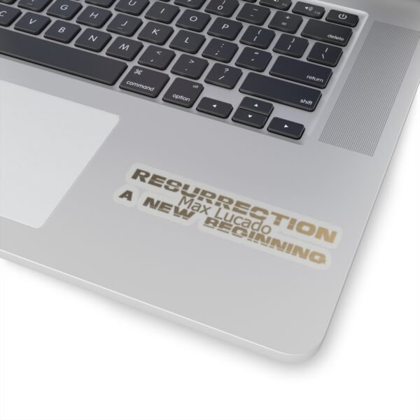 Divine inspiration: Resurrection a new beginning, Kiss-Cut Stickers, transparent and white stickers, religious phrases stickers - Image 14
