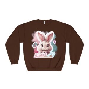 Easter Bunny, Easter Joy, Unisex NuBlend® Crewneck Sweatshirt - JERZEES 562MR, cute bunny sweatshirt