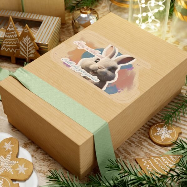 Easter Bunny, Stay with me, I'll give you love, Kiss-Cut Stickers, transparent and white stickers, sticker bunny print, funny stickers - Image 21