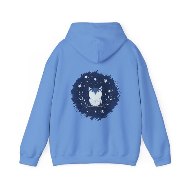 Cute Owl Urban Hoodie, Unisex Heavy Blend Sweatshirt, Cozy Hipster Jumper, Trendy Animal Hoody, Fashionable Pullover, Stylish Bird Outerwear - Image 30