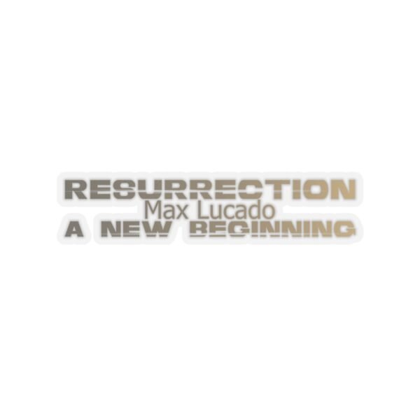 Divine inspiration: Resurrection a new beginning, Kiss-Cut Stickers, transparent and white stickers, religious phrases stickers - Image 19