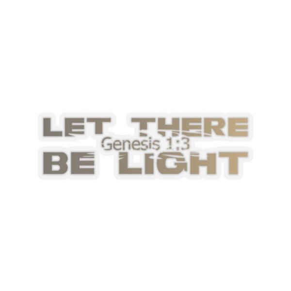 Divine inspiration: Let there be light, Kiss-Cut Stickers, transparent and white stickers, religious phrases stickers - Image 13
