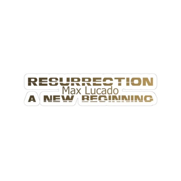 Divine inspiration: Resurrection a new beginning, Kiss-Cut Stickers, transparent and white stickers, religious phrases stickers - Image 22