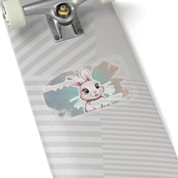 Easter Bunny, when you feel good, everything's well, Kiss-Cut Stickers, transparent and white stickers, sticker bunny print, funny stickers - Image 20