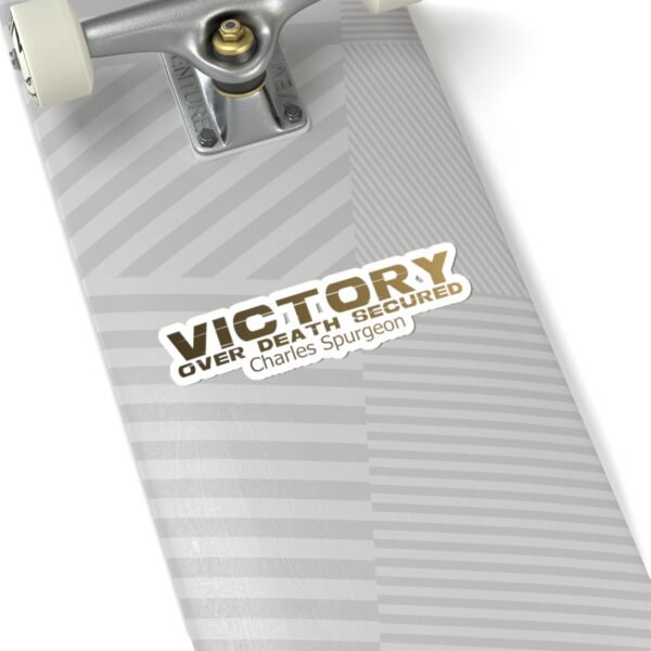 Divine inspiration: Victory over death secured, Kiss-Cut Stickers, transparent and white stickers, religious phrases stickers - Image 23