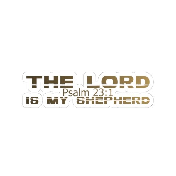 Divine inspiration: The Lord is my shepherd, Kiss-Cut Stickers, transparent and white stickers, religious phrases stickers - Image 22