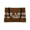 Divine inspiration: The Lord is my shepherd, Weekender Tote Bag, light purchases, light luggage, easter religious gift, brown bag - Image 4