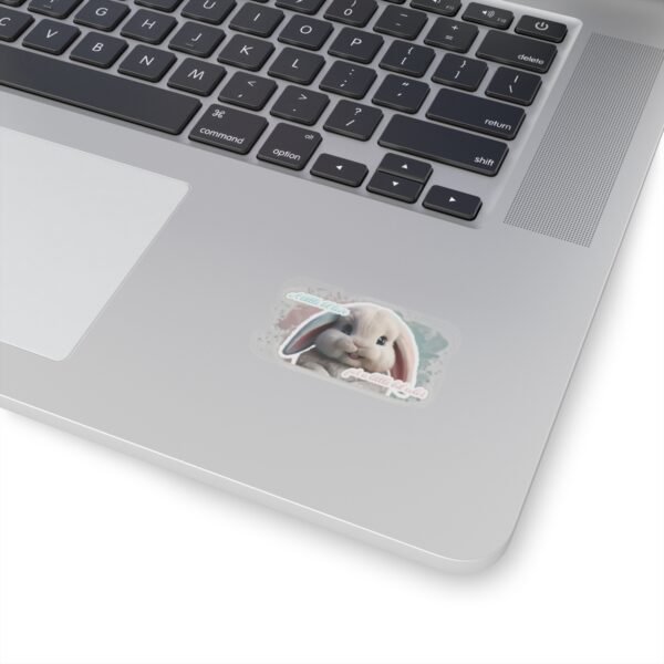 Easter Bunny, A little bit love, A little bit color, Kiss-Cut Stickers, transparent and white stickers, sticker bunny print, funny stickers - Image 2