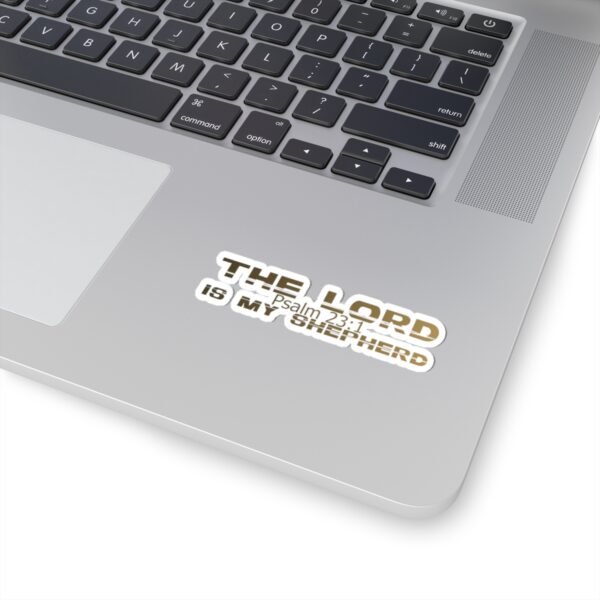Divine inspiration: The Lord is my shepherd, Kiss-Cut Stickers, transparent and white stickers, religious phrases stickers - Image 11