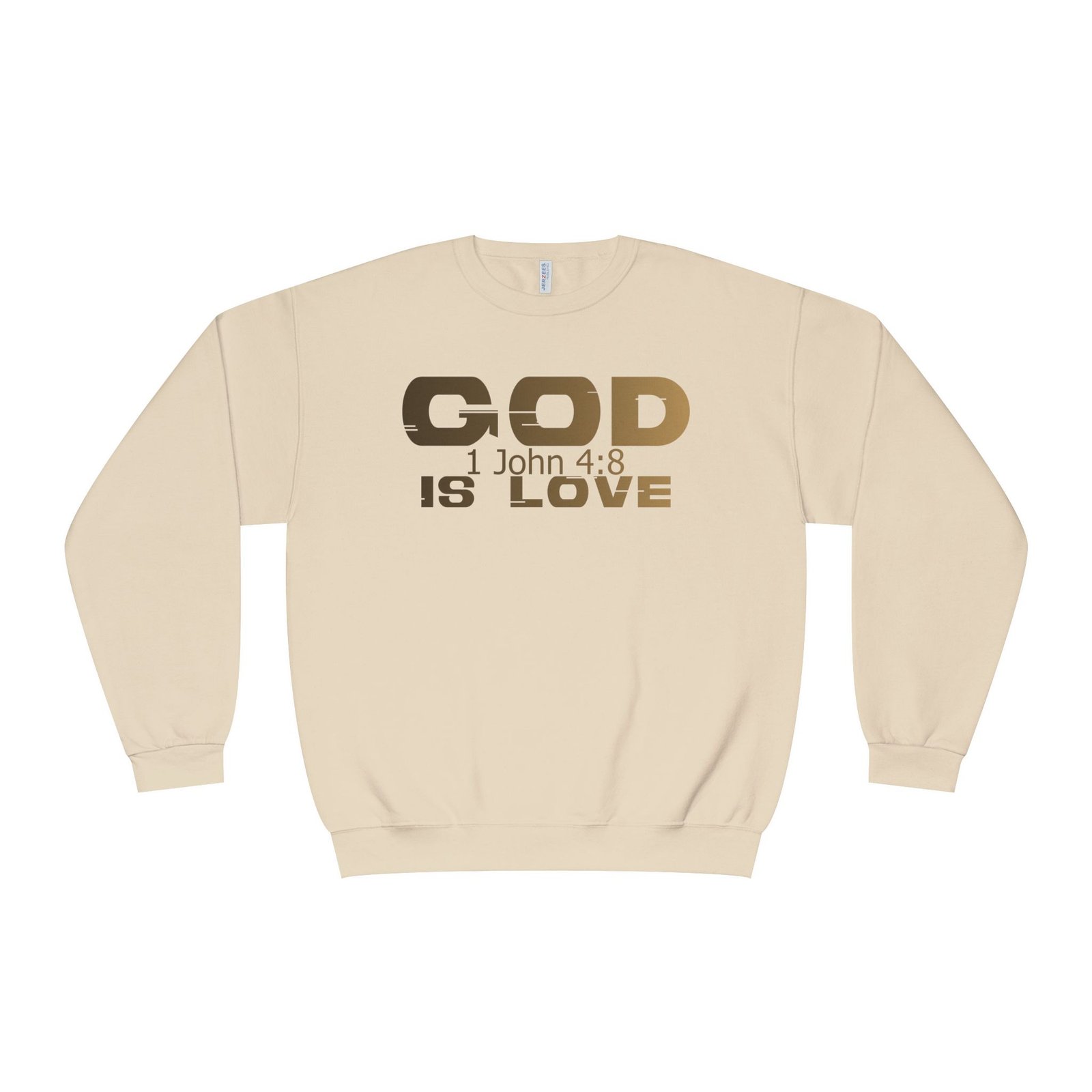 God is love, Unisex NuBlend® Crewneck Sweatshirt - JERZEES 562MR - Image 5