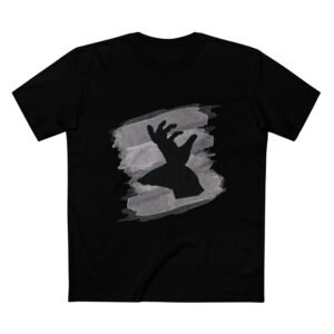 Men's T-Shirt, Chinese Shadow Deer Graphic Tee, Animal Lover Gift, Forest Shirt, Outdoor Adventure Clothing, Wildlife Nature
