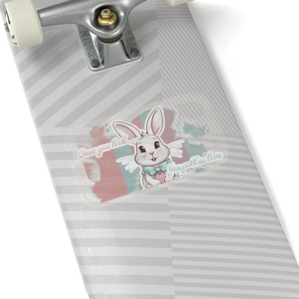 Easter Bunny, Once you look, You fall in love, Kiss-Cut Stickers, transparent and white stickers, sticker bunny print, funny stickers - Image 20