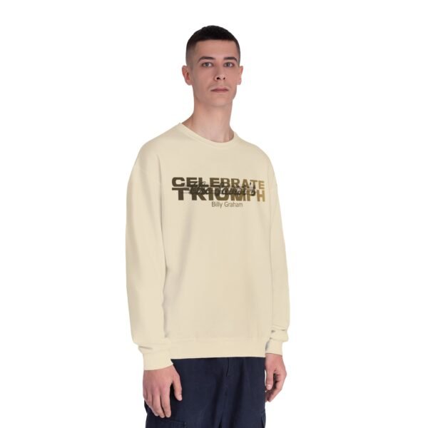 Celebrate the Savior's triumph, Unisex NuBlend® Crewneck Sweatshirt - JERZEES 562MR - Image 3