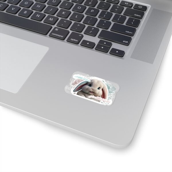 Easter Bunny, A little bit love, A little bit color, Kiss-Cut Stickers, transparent and white stickers, sticker bunny print, funny stickers - Image 5