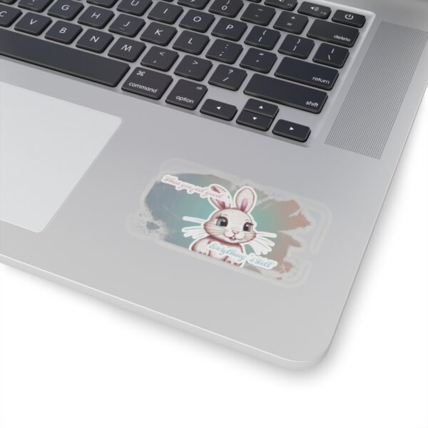 Easter Bunny, when you feel good, everything's well, Kiss-Cut Stickers, transparent and white stickers, sticker bunny print, funny stickers - Image 8