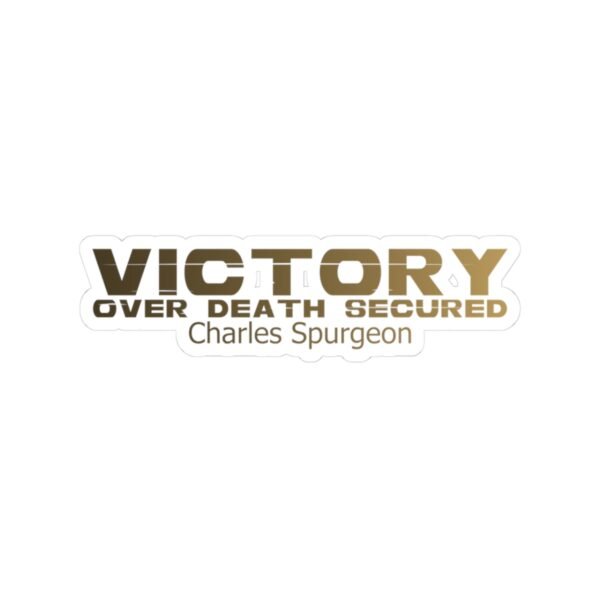 Divine inspiration: Victory over death secured, Kiss-Cut Stickers, transparent and white stickers, religious phrases stickers - Image 10