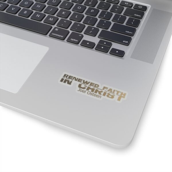 Divine inspiration: Renewed faith in Christ, Kiss-Cut Stickers, transparent and white stickers, religious phrases stickers - Image 8
