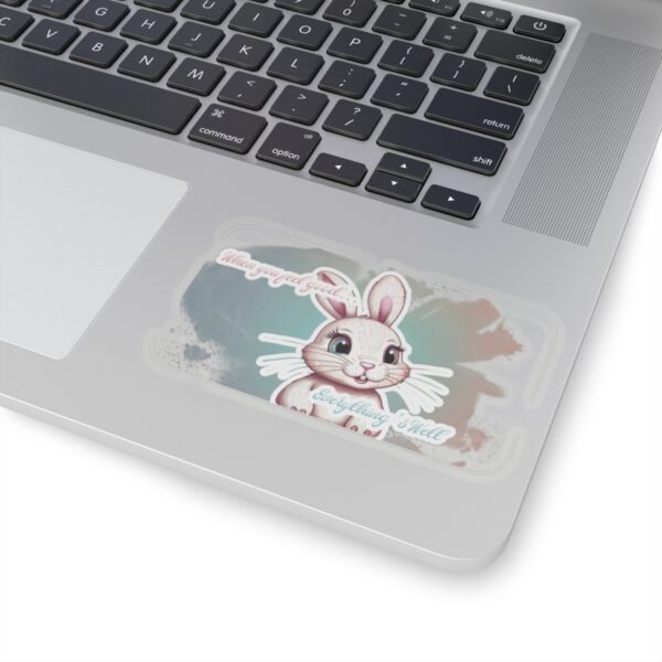 Easter Bunny, when you feel good, everything's well, Kiss-Cut Stickers, transparent and white stickers, sticker bunny print, funny stickers - Image 14