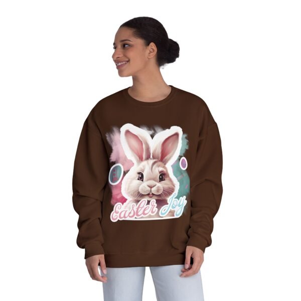 Easter Bunny, Easter Joy, Unisex NuBlend® Crewneck Sweatshirt - JERZEES 562MR, cute bunny sweatshirt - Image 4