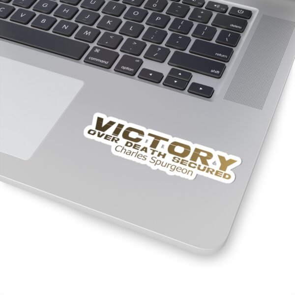 Divine inspiration: Victory over death secured, Kiss-Cut Stickers, transparent and white stickers, religious phrases stickers - Image 17