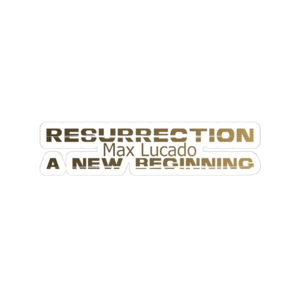 Divine inspiration: Resurrection a new beginning, Kiss-Cut Stickers, transparent and white stickers, religious phrases stickers - Image 16