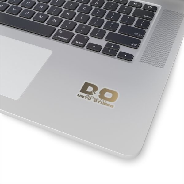 Divine inspiration: Do unto others, Kiss-Cut Stickers, transparent and white stickers, religious phrases stickers - Image 2