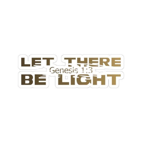 Divine inspiration: Let there be light, Kiss-Cut Stickers, transparent and white stickers, religious phrases stickers - Image 22