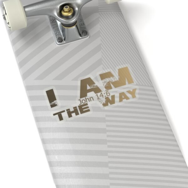 Divine inspiration: I am the way, Kiss-Cut Stickers, transparent and white stickers, religious phrases stickers - Image 20