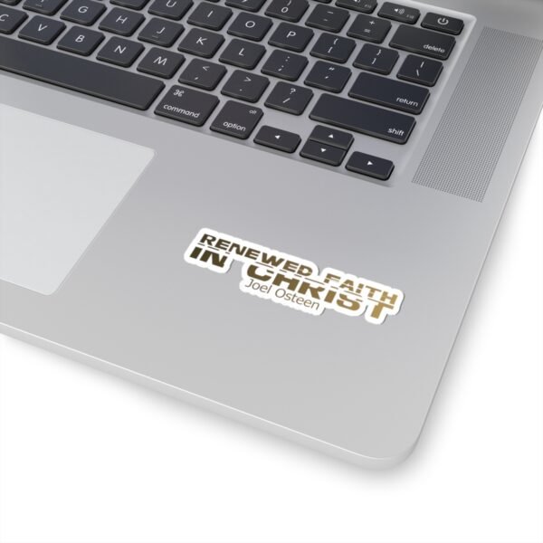Divine inspiration: Renewed faith in Christ, Kiss-Cut Stickers, transparent and white stickers, religious phrases stickers - Image 11