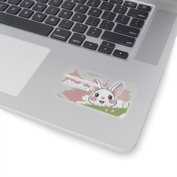 Easter Bunny, You are looking for me, Here I am, Kiss-Cut Stickers, transparent and white stickers, sticker bunny print, funny stickers - Image 8