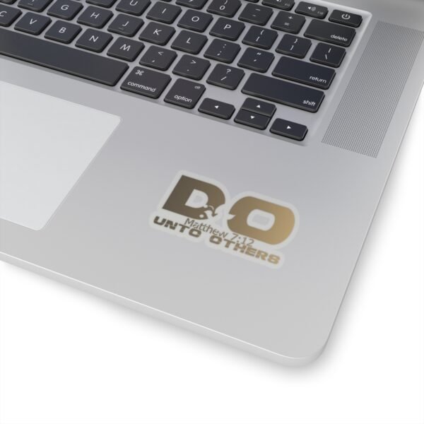 Divine inspiration: Do unto others, Kiss-Cut Stickers, transparent and white stickers, religious phrases stickers - Image 8