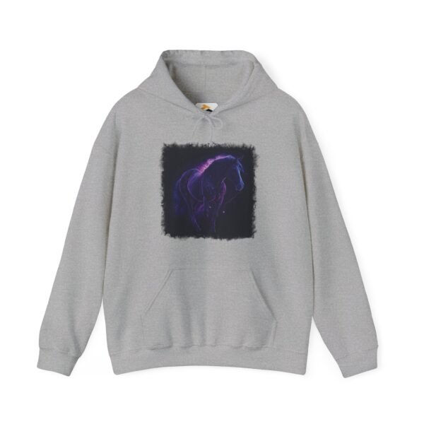Horse One Spirit Urban Hoodie, Unisex Sweatshirt, Horse Lover Gift, Equestrian Apparel, Horseback Riding Clothes - Image 2