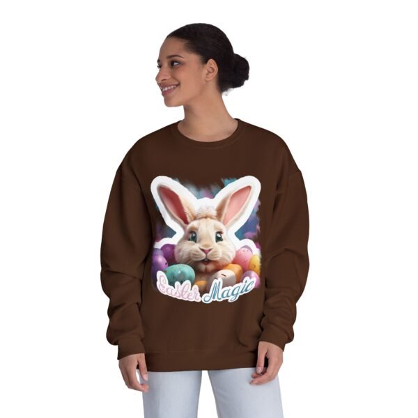 Easter Bunny, Easter Magic, Unisex NuBlend® Crewneck Sweatshirt - JERZEES 562MR, cute bunny sweatshirt - Image 8