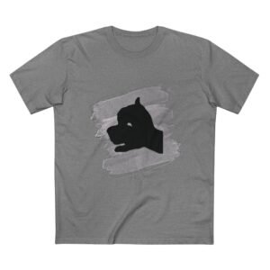 Men's T-Shirt, Chinese Shadow Dog Tee - Unique Gift for Dog Lovers, Animal Print Shirt, Lunar New Year Top, Chinese New Year