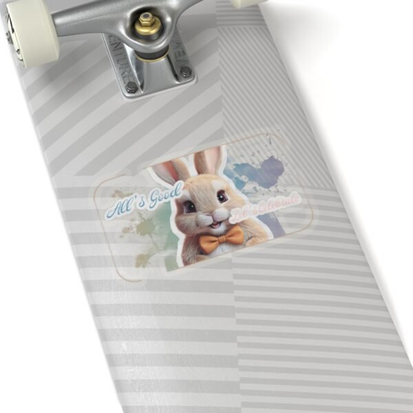 Easter Bunny, All's good, Let's celebrate, Kiss-Cut Stickers, transparent and white stickers, sticker bunny print, funny stickers - Image 20