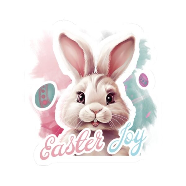 Easter Bunny, Easter Joy, Kiss-Cut Stickers, transparent and white stickers, sticker bunny print, funny stickers - Image 4