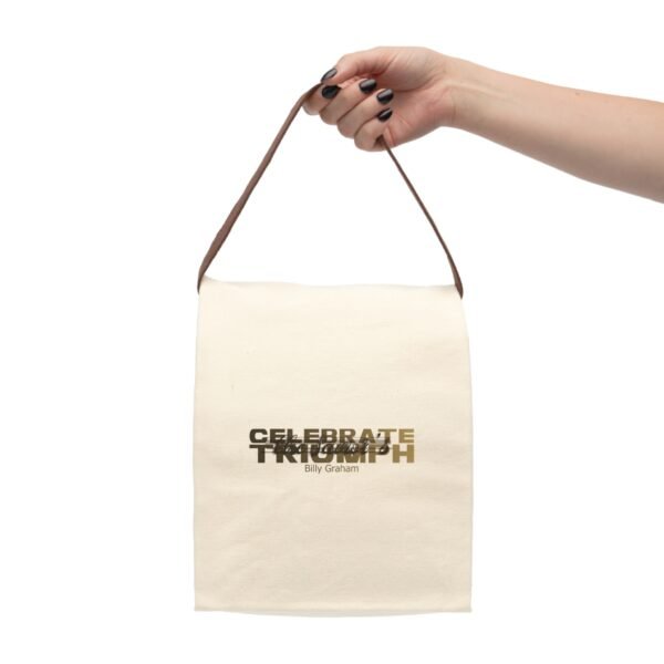 Divine inspiration: Celebrate the Savior's triumph, Canvas Lunch Bag With Strap, for snacks and three-course meals, your food - Image 4