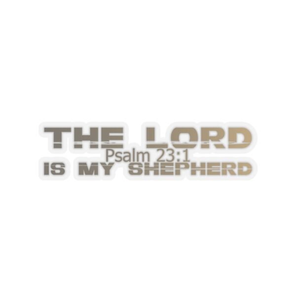 Divine inspiration: The Lord is my shepherd, Kiss-Cut Stickers, transparent and white stickers, religious phrases stickers - Image 19
