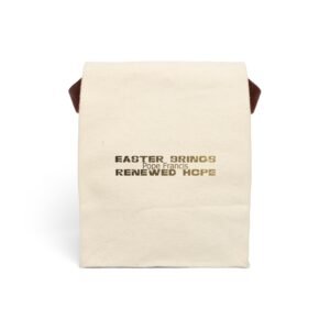 Divine inspiration: Easter brings renewed hope, Canvas Lunch Bag With Strap, for snacks and three-course meals, your food