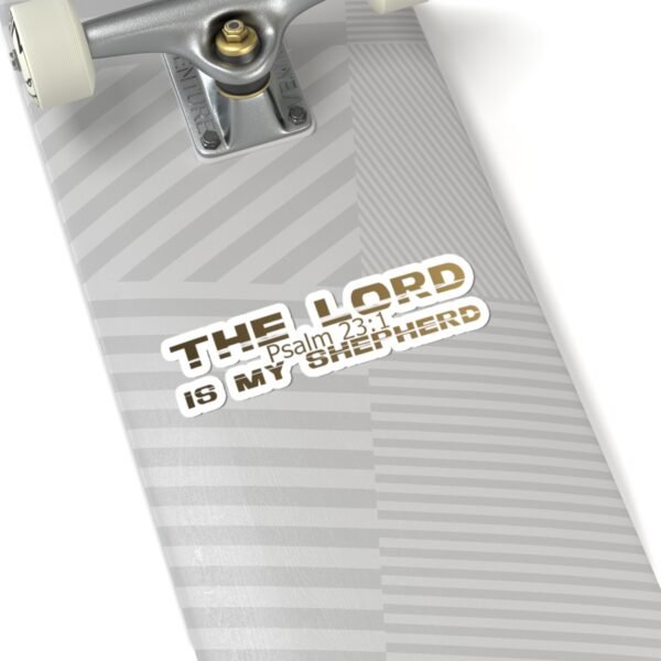 Divine inspiration: The Lord is my shepherd, Kiss-Cut Stickers, transparent and white stickers, religious phrases stickers - Image 23